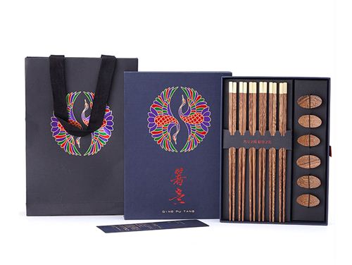 箸意2.5六双筷架组（鸡翅木/红檀木）