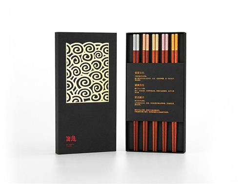 彩金祥云筷·五双装