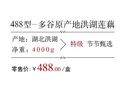 洪湖莲藕