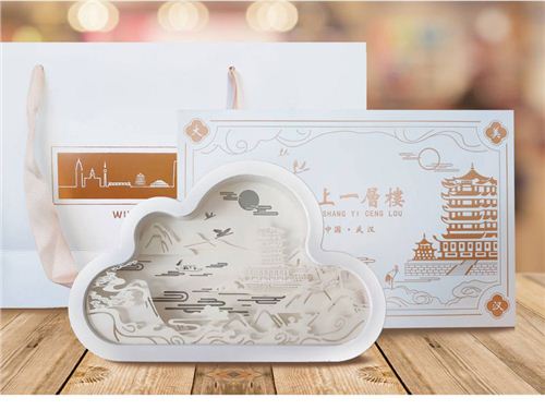 黄鹤楼创意纸雕灯