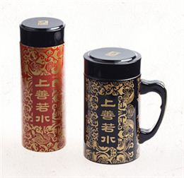 楚韵黄鹤楼 紫砂杯套装