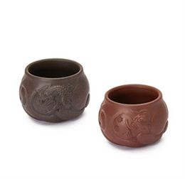 龙门·紫砂对杯