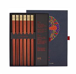 箸意·六双装（红檀木/鸡翅木）