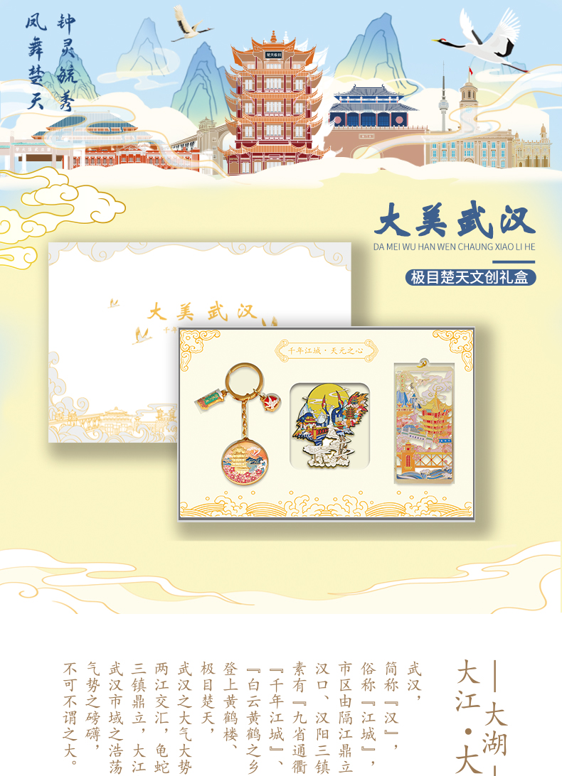 极目楚天 武汉文创套装