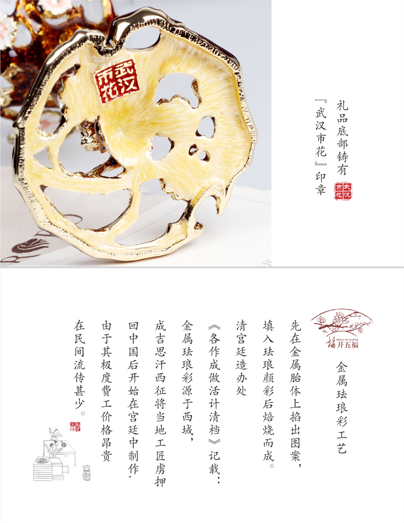 宫廷金属珐琅彩工艺制作